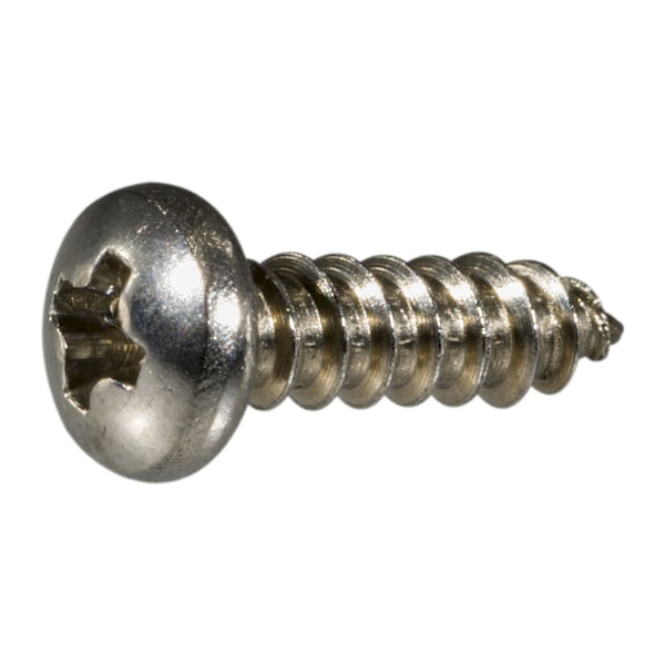 Midwest Fastener Sheet Metal Screw, #4 x 3/8 in, 18-8 Stainless Steel Pan Head Phillips Drive, 100 PK 54848 - main